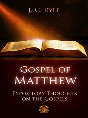 cover image of Bible commentary--The Gospel of Matthew